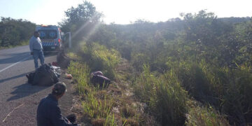 Volcó unidad del Tren Maya