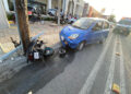 Vehículo impacta dos motocicletas