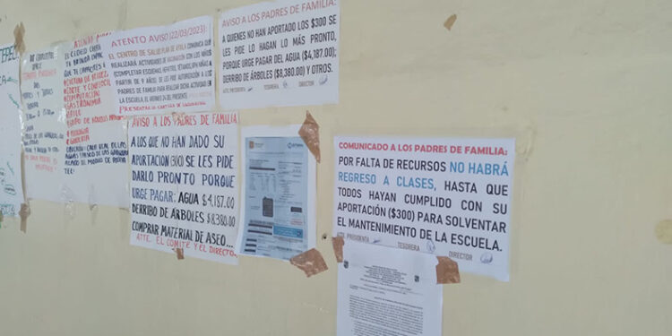 Anuncian cierre de escuela; es ilegal refutan