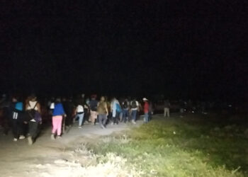 Caravana retoma su tránsito por Chiapas