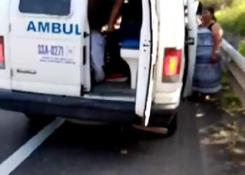 Ya no alcanzó a llegar al hospital