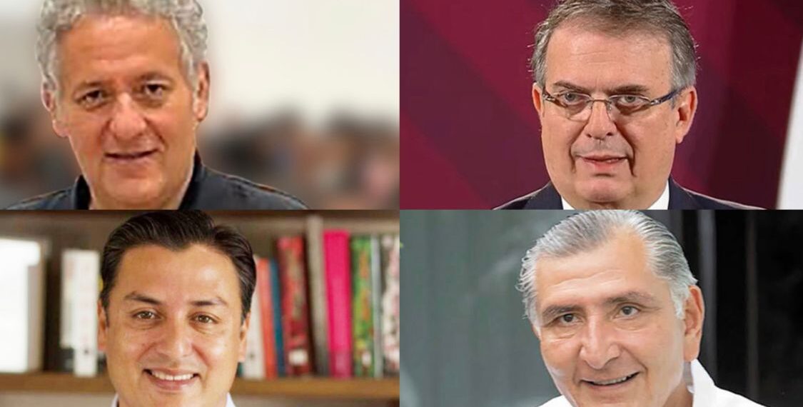 SABINES CON EBRARD; YASSIR CON ADÁN AUGUSTO
