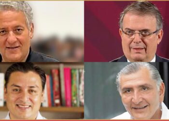 SABINES CON EBRARD; YASSIR CON ADÁN AUGUSTO
