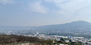 Presencia de bruma sobre Tuxtla