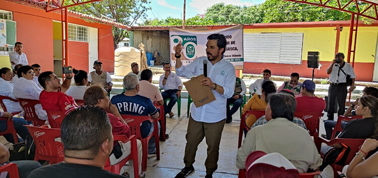 Supervisa trabajos de remodelación en unidad médica rural