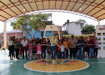 Entregó domo y parque recreativo en La Embajada