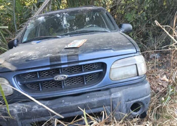 Camioneta abandonada
