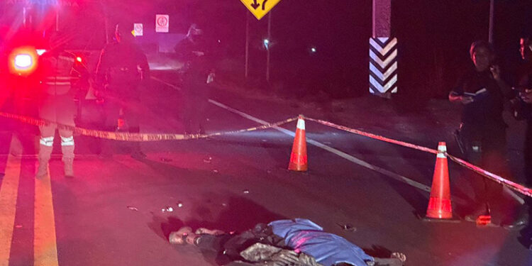 Lo mató un tráiler