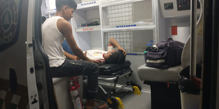 Lo dejaron como piñata