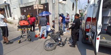 Motociclista salió volando