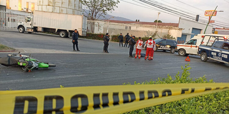 Muere motociclista