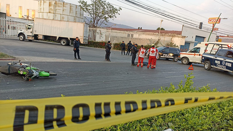 Muere motociclista