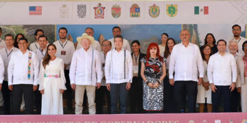 Encabezó el encuentro de gobernadores con la Embajada de EUA