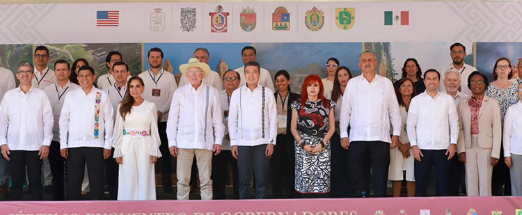 Encabezó el encuentro de gobernadores con la Embajada de EUA