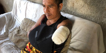 Sufrió accidente y lo dejan en el abandono