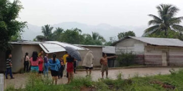 Primeros damnificados por lluvias
