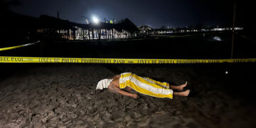 Se ahogó en la playa