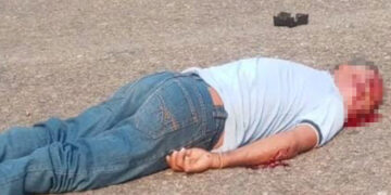 Motociclista descalabrado