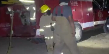 Consumida por las llamas