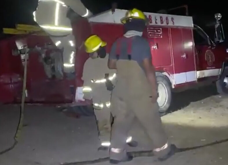 Consumida por las llamas