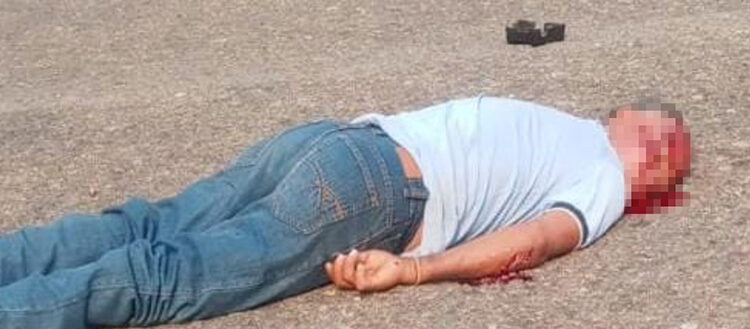 Motociclista descalabrado