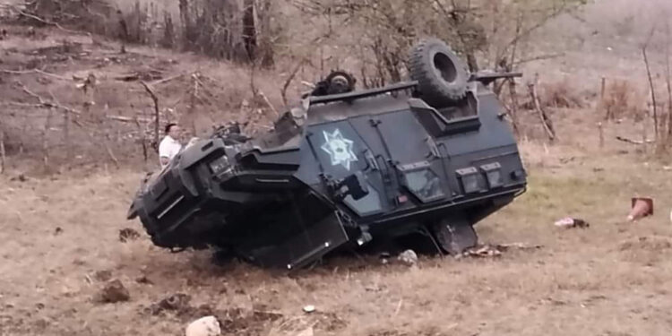 Cinco elementos lastimados