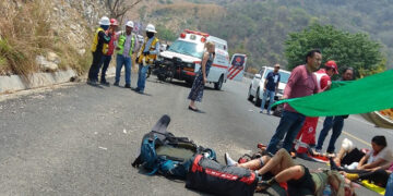 Exceso de velocidad y falta de precaución