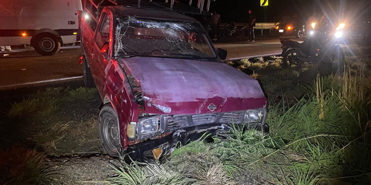 Cinco lesionados y una fallecida