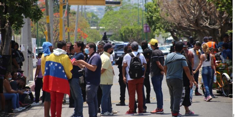 Registra México marea de Venezolanos