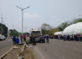 Levantan basura de migrantes