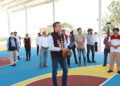 Inauguró rehabilitación de unidad deportiva