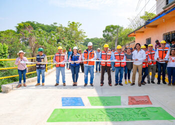 Entrega pavimentación en San Pedro Buenavista