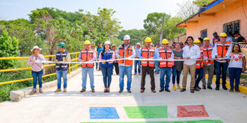 Entrega pavimentación en San Pedro Buenavista