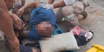 Anciano electrocutado