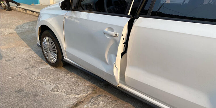 Motociclistas quedaron lesionados