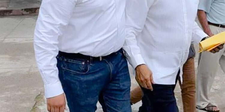 Aguilar Castillejos recibió al presidente AMLO