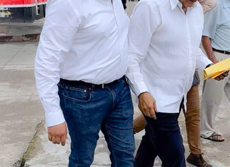 Aguilar Castillejos recibió al presidente AMLO