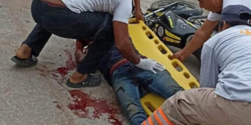 Lo revolcó una camioneta