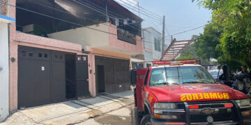 Casa agarró fuego