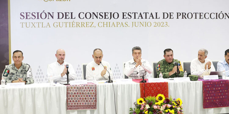 Encabeza Sesión del Consejo Estatal de PC