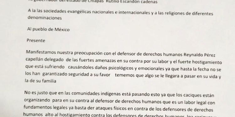 Paramilitares amenazan de muerte