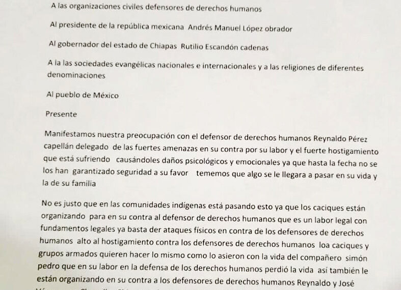 Paramilitares amenazan de muerte