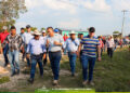 Supervisa obras en San Antonio Samaria