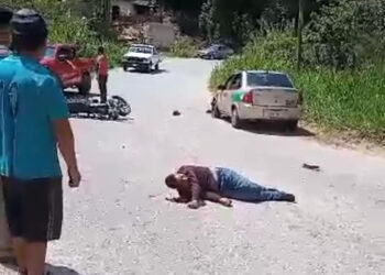 De gravedad, sujeto atropellado