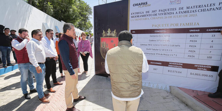 Beneficia con material para mejorar viviendas