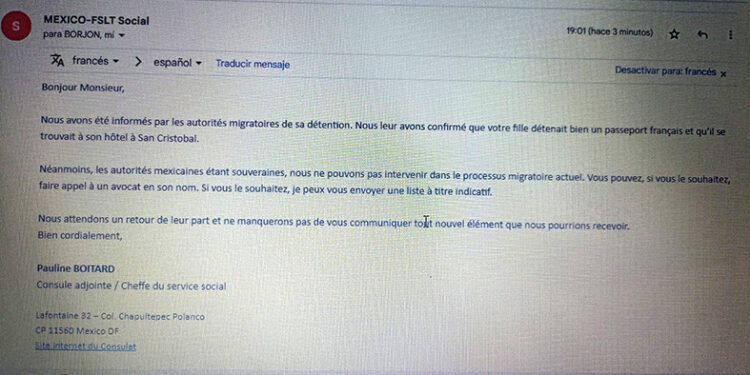 Denuncian abuso contra migrante franco-española
