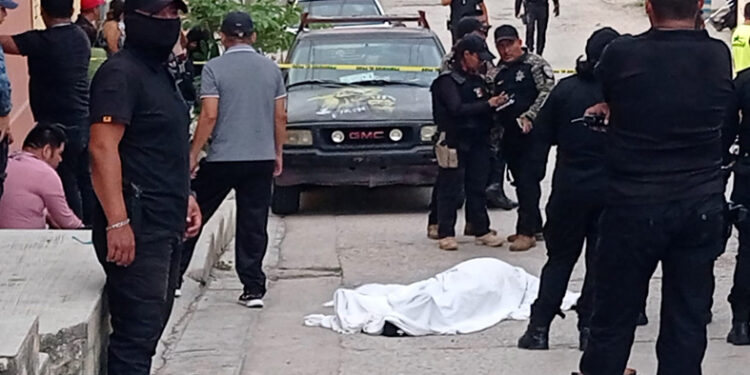 De dos tiros lo matan