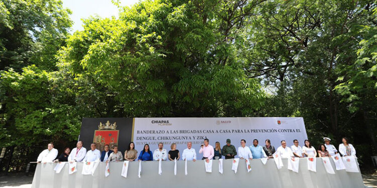 Banderazo de salida a brigadas casa por casa