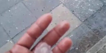Granizada sorprende a turulos