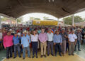 Entrega fertilizante en Domingo Chanona